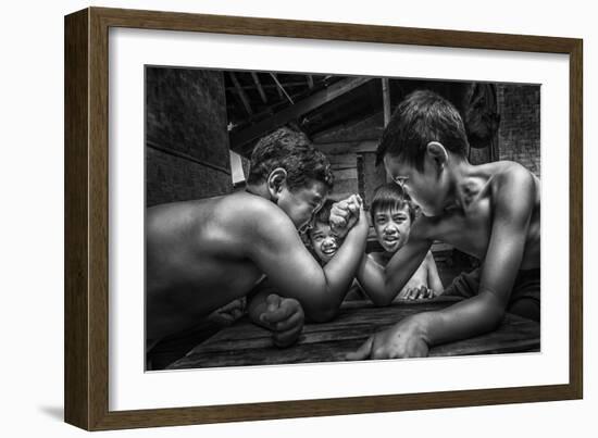 Arm Wrestle-Beni Arisandi-Framed Photographic Print