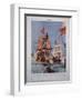 Armada Illustration-Charles Dixon-Framed Giclee Print