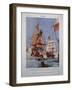 Armada Illustration-Charles Dixon-Framed Giclee Print