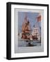 Armada Illustration-Charles Dixon-Framed Giclee Print
