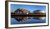 Armadillo and Hydro, Pacific Quay, Glasgow, Scotland, United Kingdom, Europe-Karen Deakin-Framed Photographic Print