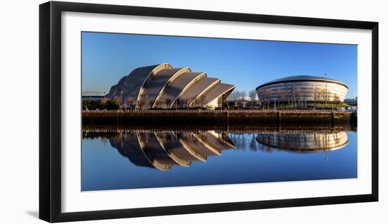 Armadillo and Hydro, Pacific Quay, Glasgow, Scotland, United Kingdom, Europe-Karen Deakin-Framed Photographic Print