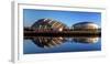 Armadillo and Hydro, Pacific Quay, Glasgow, Scotland, United Kingdom, Europe-Karen Deakin-Framed Photographic Print