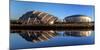 Armadillo and Hydro, Pacific Quay, Glasgow, Scotland, United Kingdom, Europe-Karen Deakin-Mounted Photographic Print