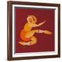 Armadillo Ballerina (Trisa)-Fortunato Depero-Framed Giclee Print