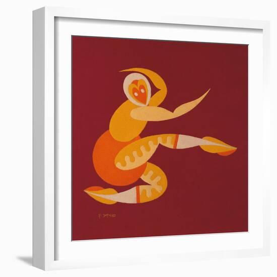 Armadillo Ballerina (Trisa)-Fortunato Depero-Framed Giclee Print