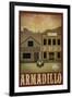 Armadillo Retro Travel-null-Framed Art Print