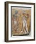 Armana Style Relief of a Royal Couple-null-Framed Premium Photographic Print