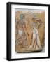 Armana Style Relief of a Royal Couple-null-Framed Photographic Print