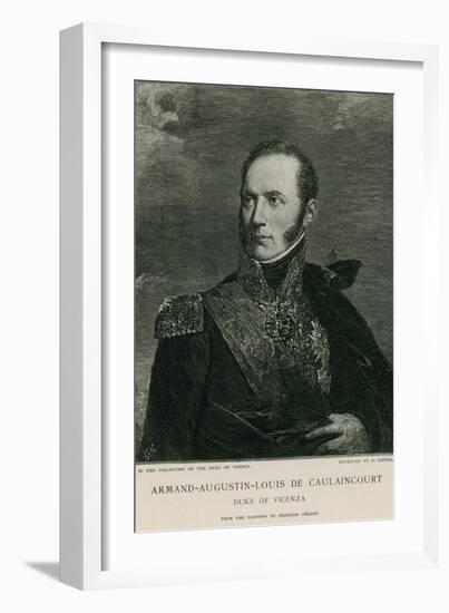 Armand-Augustin-Louis De Caulaincourt-Francois Gerard-Framed Giclee Print