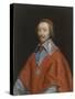 Armand-Jean du Plessis, cardinal de Richelieu (1585-1642)-Philippe De Champaigne-Stretched Canvas