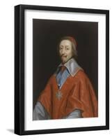 Armand-Jean du Plessis, cardinal de Richelieu (1585-1642)-Philippe De Champaigne-Framed Giclee Print