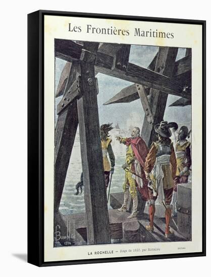 Armand-Jean du Plessis, Cardinal de Richelieu-Louis Charles Bombled-Framed Stretched Canvas