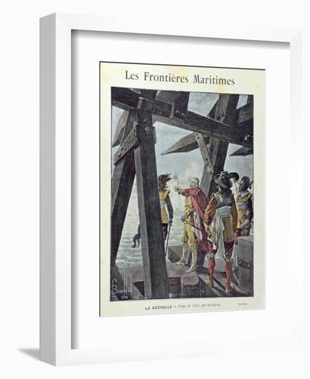 Armand-Jean du Plessis, Cardinal de Richelieu-Louis Charles Bombled-Framed Giclee Print