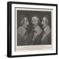 Armand Jean Du Plessis, Cardinal De Richelieu-Philippe De Champaigne-Framed Giclee Print