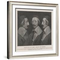 Armand Jean Du Plessis, Cardinal De Richelieu-Philippe De Champaigne-Framed Giclee Print