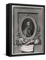 Armand Jean Du Plessis, Cardinal Et Duc De Richelieu, 1775-J Collyer-Framed Stretched Canvas