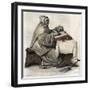 Armand Jean le Bouthillier de Rance, French abbot and founder of the Trappist Cistercians-French School-Framed Giclee Print