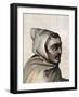 Armand Jean le Bouthillier de Rance, French abbot and founder of the Trappist Cistercians-French School-Framed Giclee Print