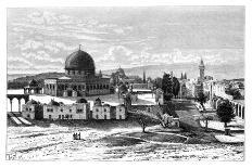 Omar's Mosque, Jerusalem, Israel, 1895-Armand Kohl-Stretched Canvas