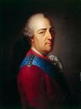 Portrait of the King Louis XV (1710-177)-Armand-Vincent de Montpetit-Framed Giclee Print