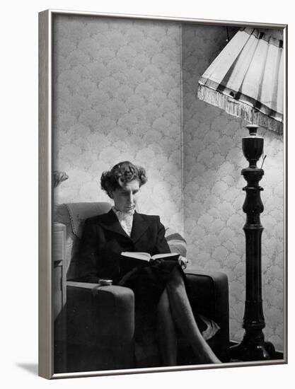 Armchair Reader-null-Framed Photographic Print