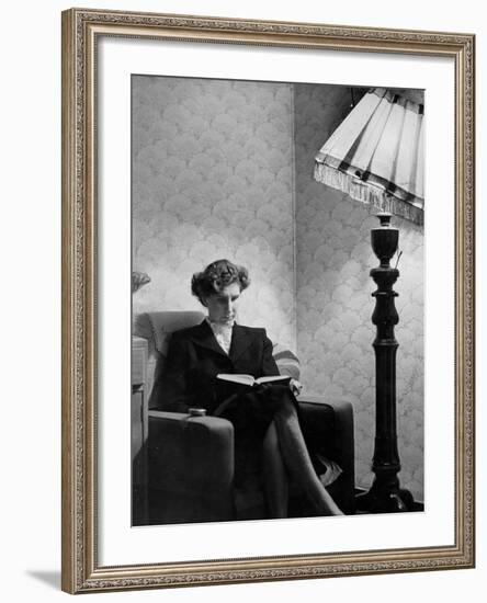 Armchair Reader-null-Framed Photographic Print