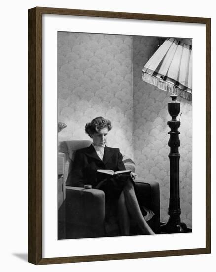 Armchair Reader-null-Framed Photographic Print