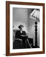 Armchair Reader-null-Framed Photographic Print