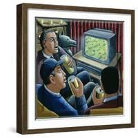 Armchair Supporters-PJ Crook-Framed Giclee Print