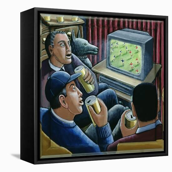 Armchair Supporters-PJ Crook-Framed Stretched Canvas