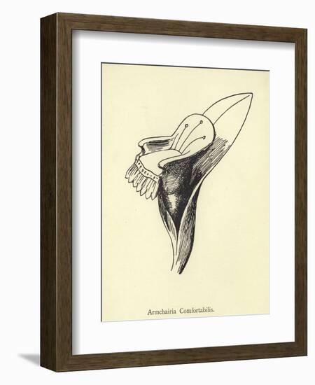 Armchairia Comfortabilis-Edward Lear-Framed Giclee Print