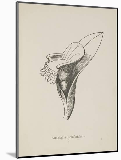 Armchairia Confortablis. Illustration From Nonsense Botany by Edward Lear, Published in 1889.-Edward Lear-Mounted Giclee Print