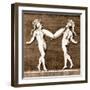 Armed dance of corybantes-Charles Grignion-Framed Giclee Print