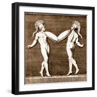 Armed dance of corybantes-Charles Grignion-Framed Giclee Print