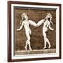 Armed dance of corybantes-Charles Grignion-Framed Giclee Print