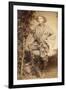 Armed Scout From Colorado Holding A Model 1873 Springfield Trapdoor Rifle-J.R. Riddle-Framed Art Print
