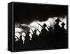Armed Soldiers Marching-null-Framed Stretched Canvas