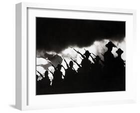 Armed Soldiers Marching-null-Framed Photographic Print