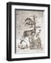 Armed Three-Master on the Open Sea Accompanied by a Galley from 'The Sailing Vessels'-Pieter Bruegel the Elder-Framed Giclee Print
