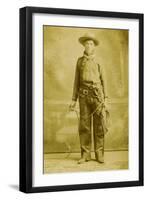 Armed Wild West Cowboy, Arizona, ca. 1890s-Williams Gallery-Framed Art Print