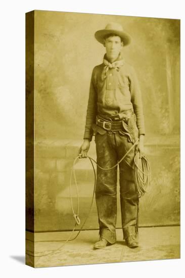 Armed Wild West Cowboy, Arizona, ca. 1890s-Williams Gallery-Stretched Canvas