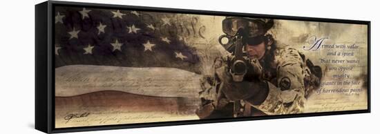 Armed with Valor-Jason Bullard-Framed Stretched Canvas