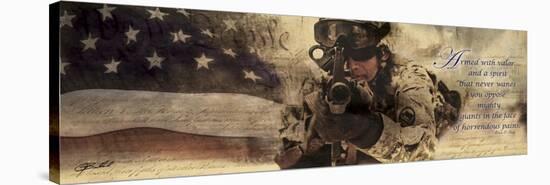 Armed with Valor-Jason Bullard-Stretched Canvas