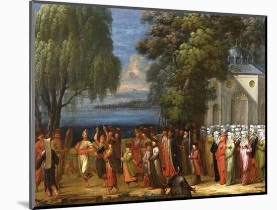 Armemian Wedding, C.1720-37-Jean Baptiste Vanmour-Mounted Giclee Print