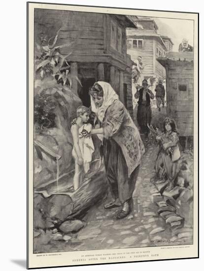 Armenia after the Massacres, a Primitive Bath-William Hatherell-Mounted Giclee Print