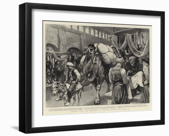 Armenia after the Massacres, in the Silk Market at Marash-William Small-Framed Giclee Print