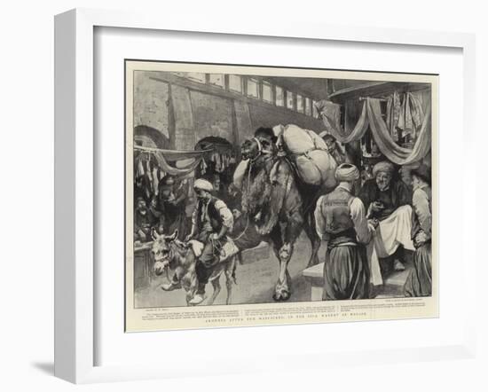 Armenia after the Massacres, in the Silk Market at Marash-William Small-Framed Giclee Print