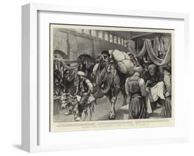 Armenia after the Massacres, in the Silk Market at Marash-William Small-Framed Giclee Print