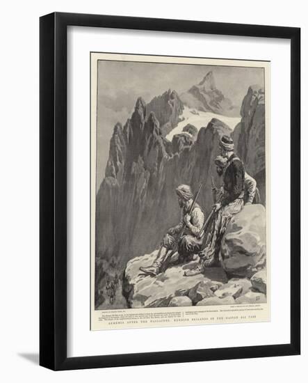 Armenia after the Massacres, Kurdish Brigands in the Hassan Ali Pass-Frank Dadd-Framed Giclee Print